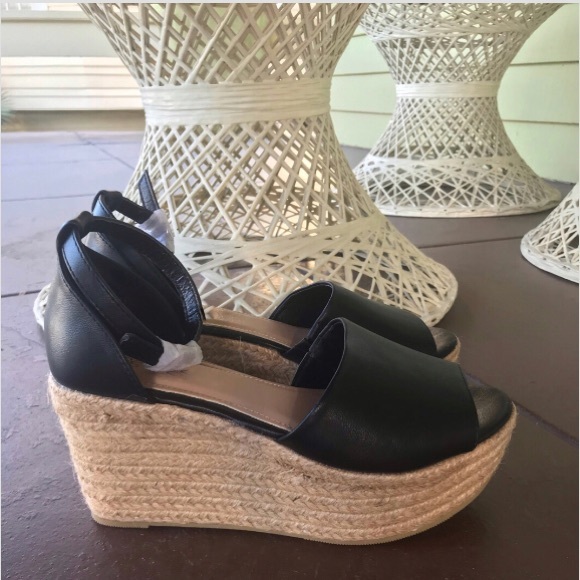 New open toe espadrille wedge 9&10 left - Picture 2 of 6